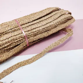 20mm Vintage 1980s Natural Raffia Millinery Braid