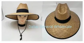 Adults Large Brim Straw Hats Wholesale