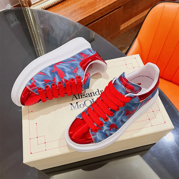 ALISANDRO MOQUEN GRAHAM GRAFFITI CASUAL CHUNKY SOLE UNISEX SNEAKER