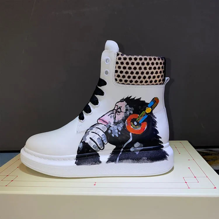 ALISANDRO MOQUEN XOX CHUNKY SOLE UNISEX HIGH TOP SNEAKER