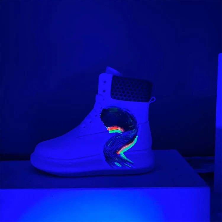 ALISANDRO MOQUEN XOX CHUNKY SOLE UNISEX HIGH TOP SNEAKER