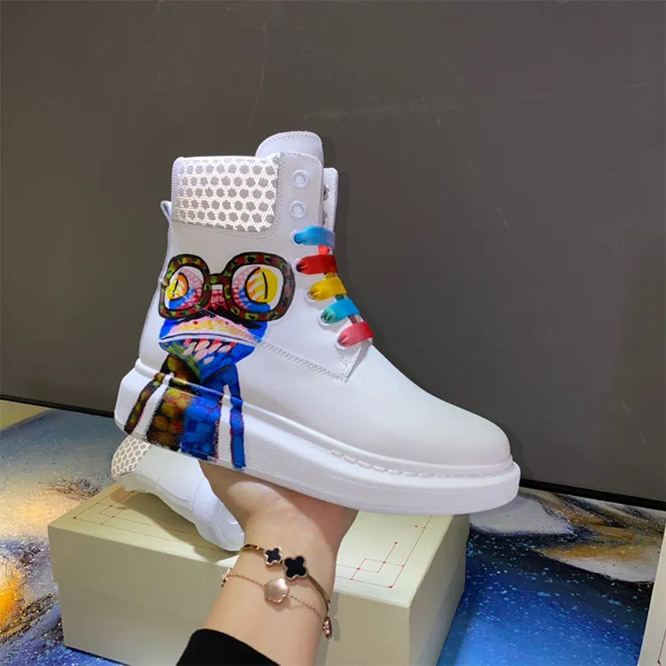 ALISANDRO MOQUEN XOX CHUNKY SOLE UNISEX HIGH TOP SNEAKER