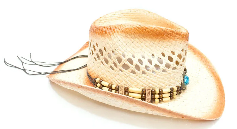 Assorted design Unisex Straw Cowboy Hats