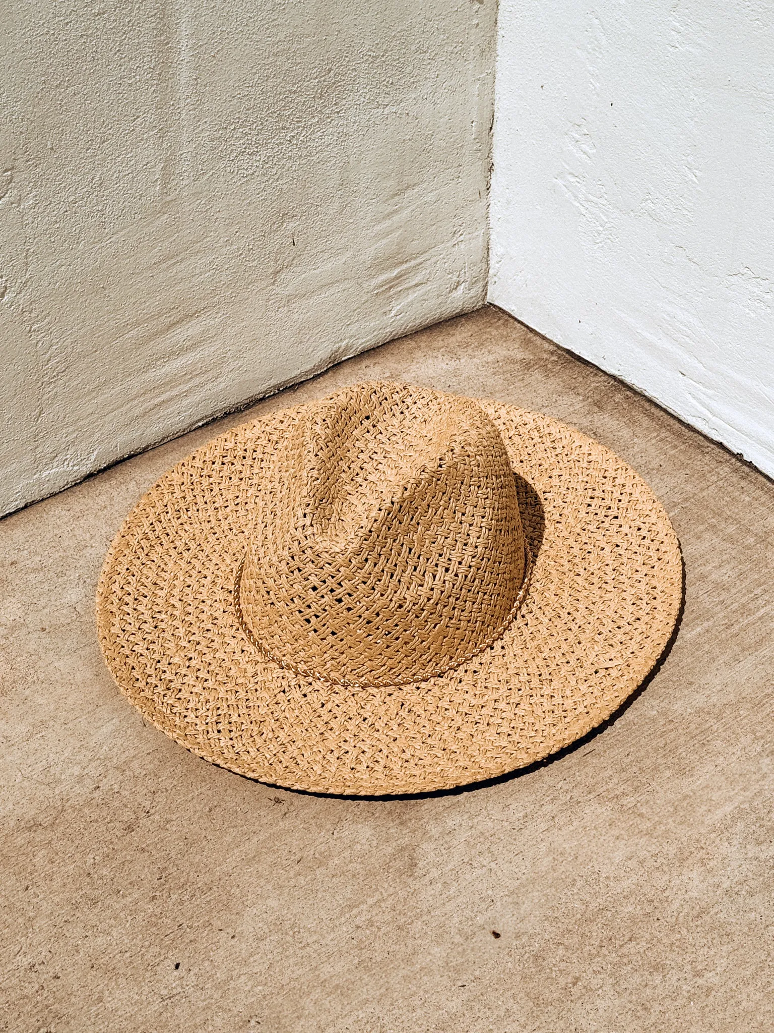 Basket Weave Straw Hat