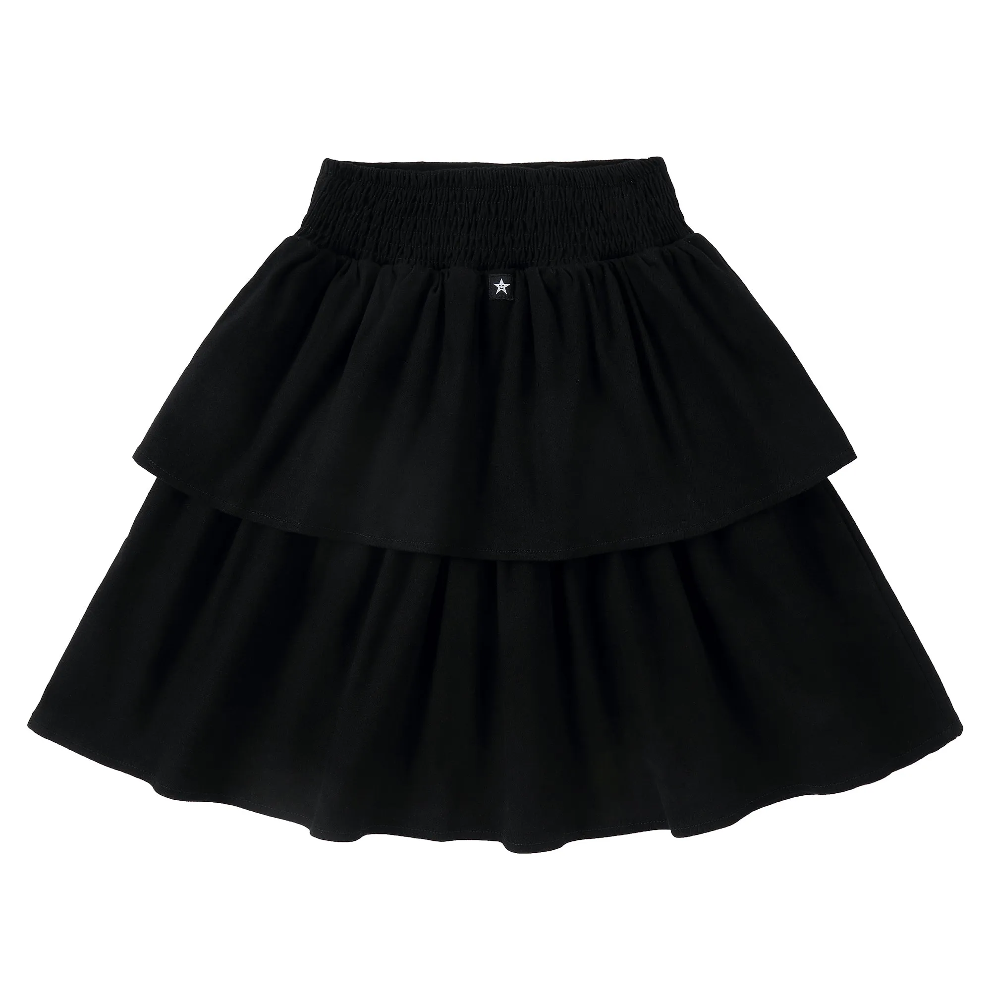 Black Two Tiered Skirt