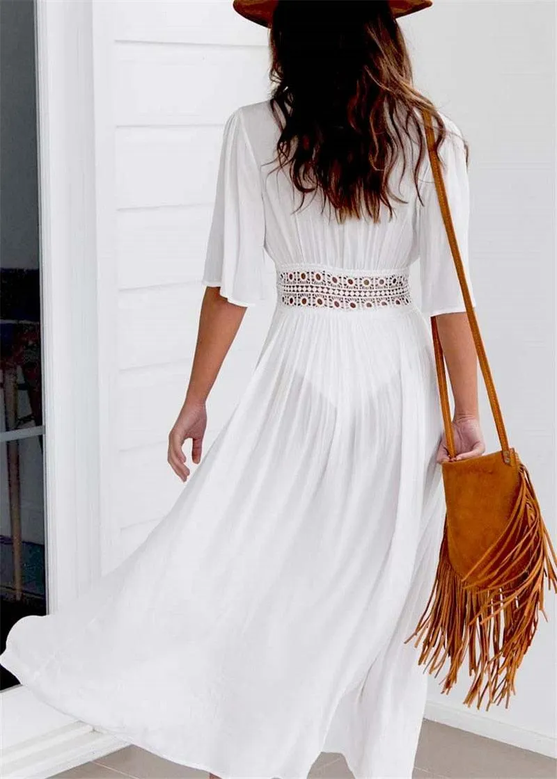 Bohemian Lace Beach Dress