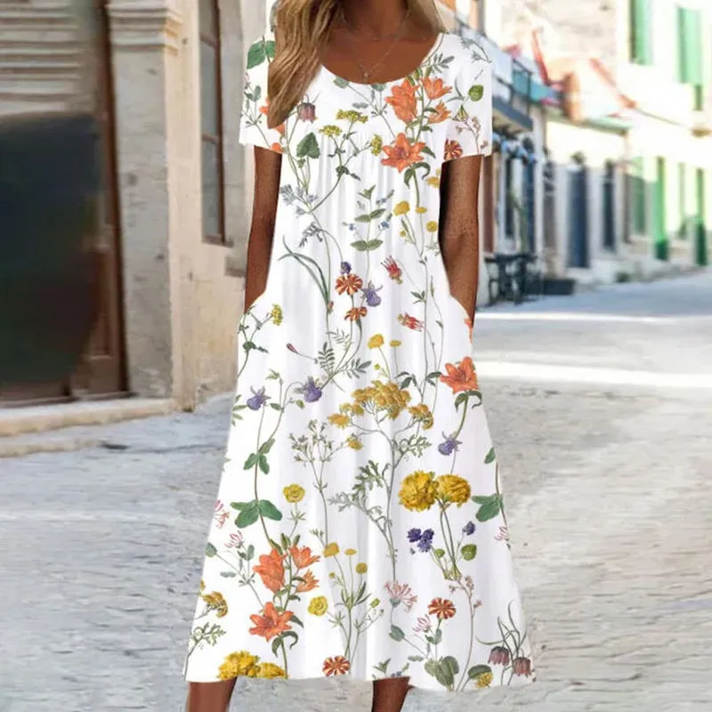 Boho Floral Dress