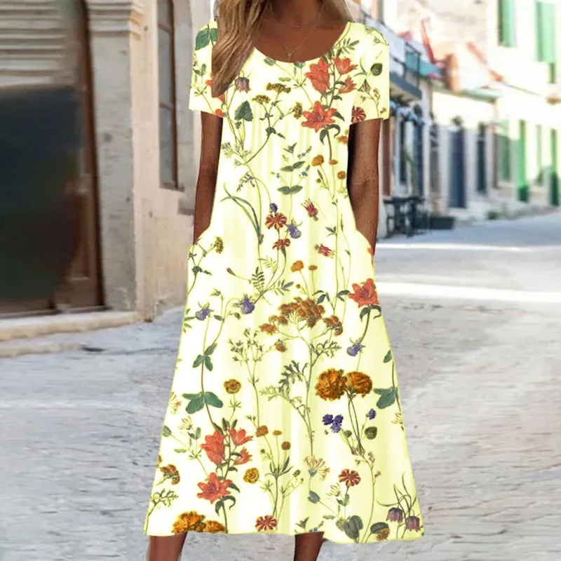 Boho Floral Dress