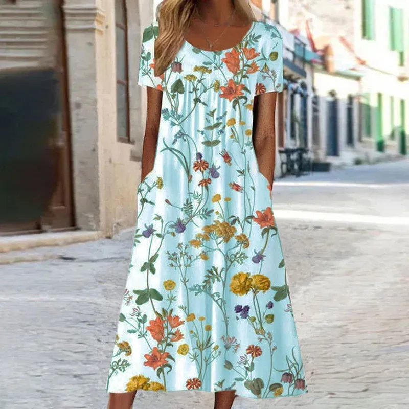 Boho Floral Dress