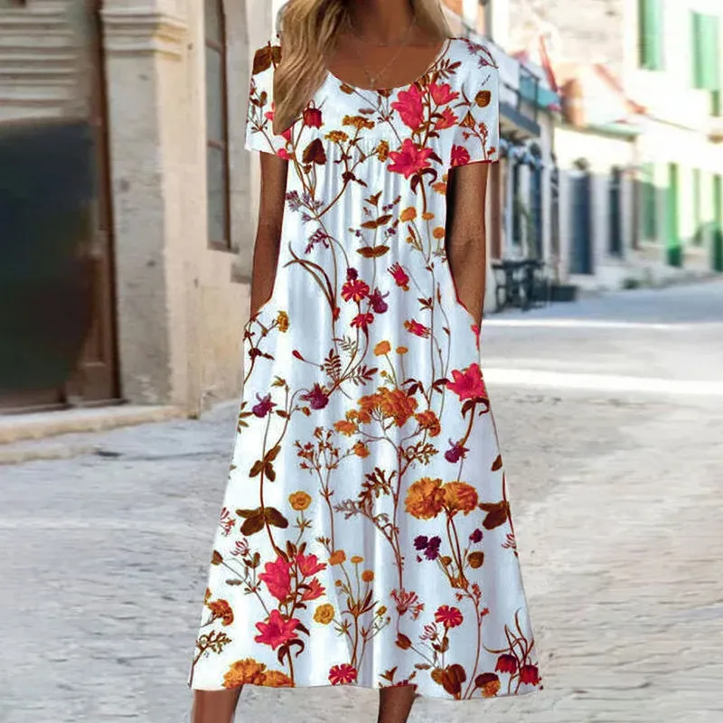 Boho Floral Dress