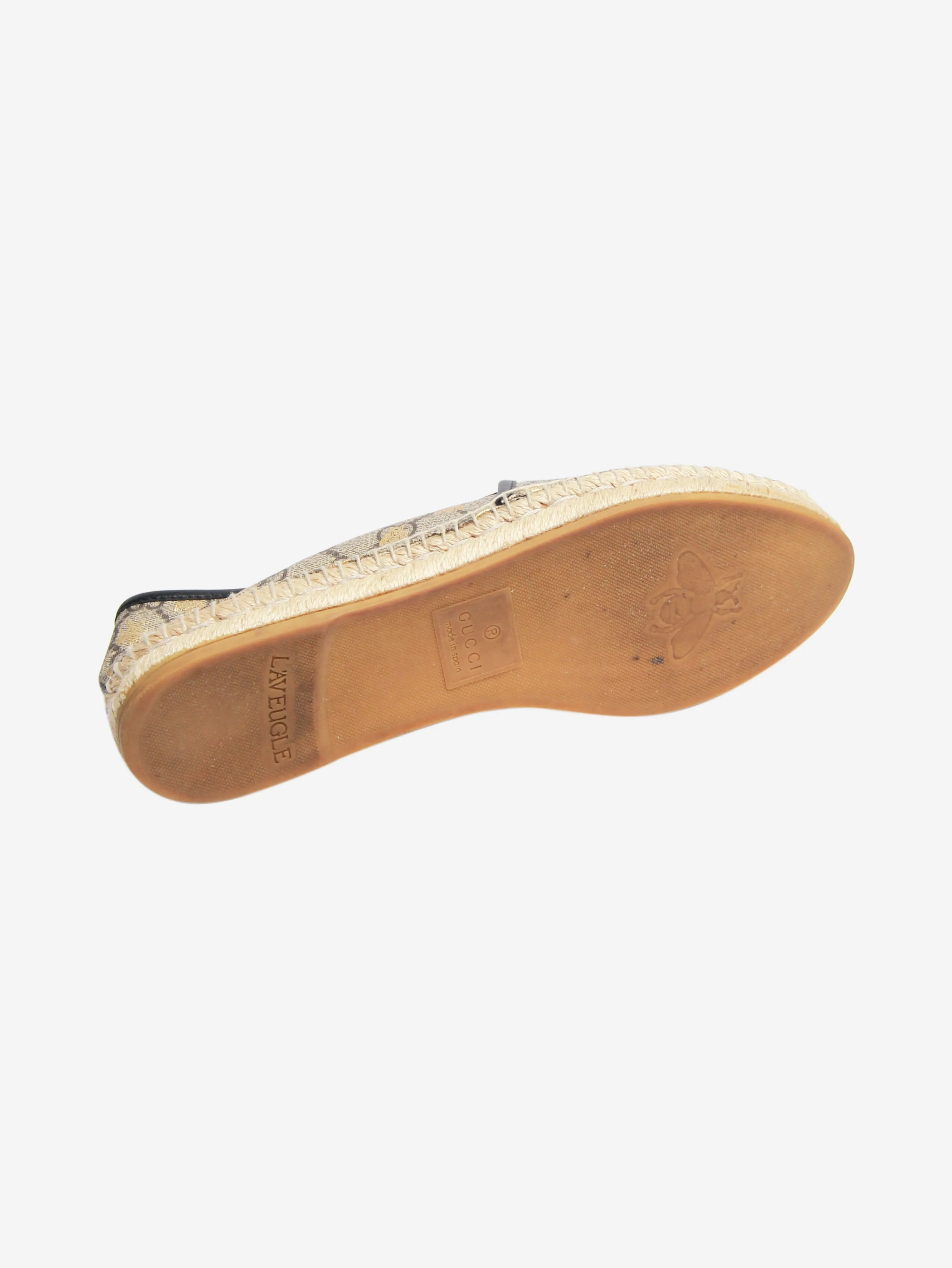 Brown monogram espadrilles - size EU 41.5