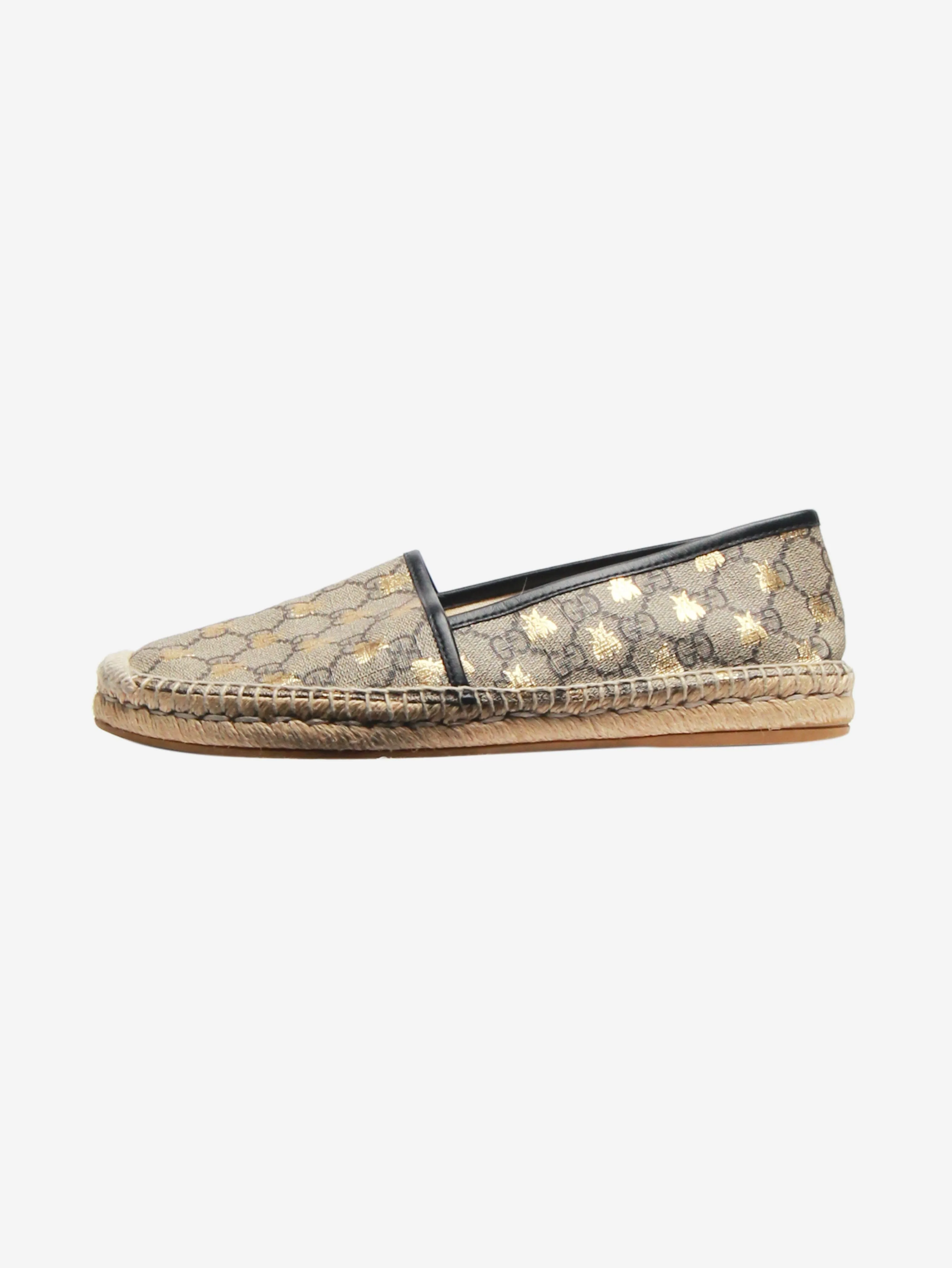 Brown monogram espadrilles - size EU 41.5