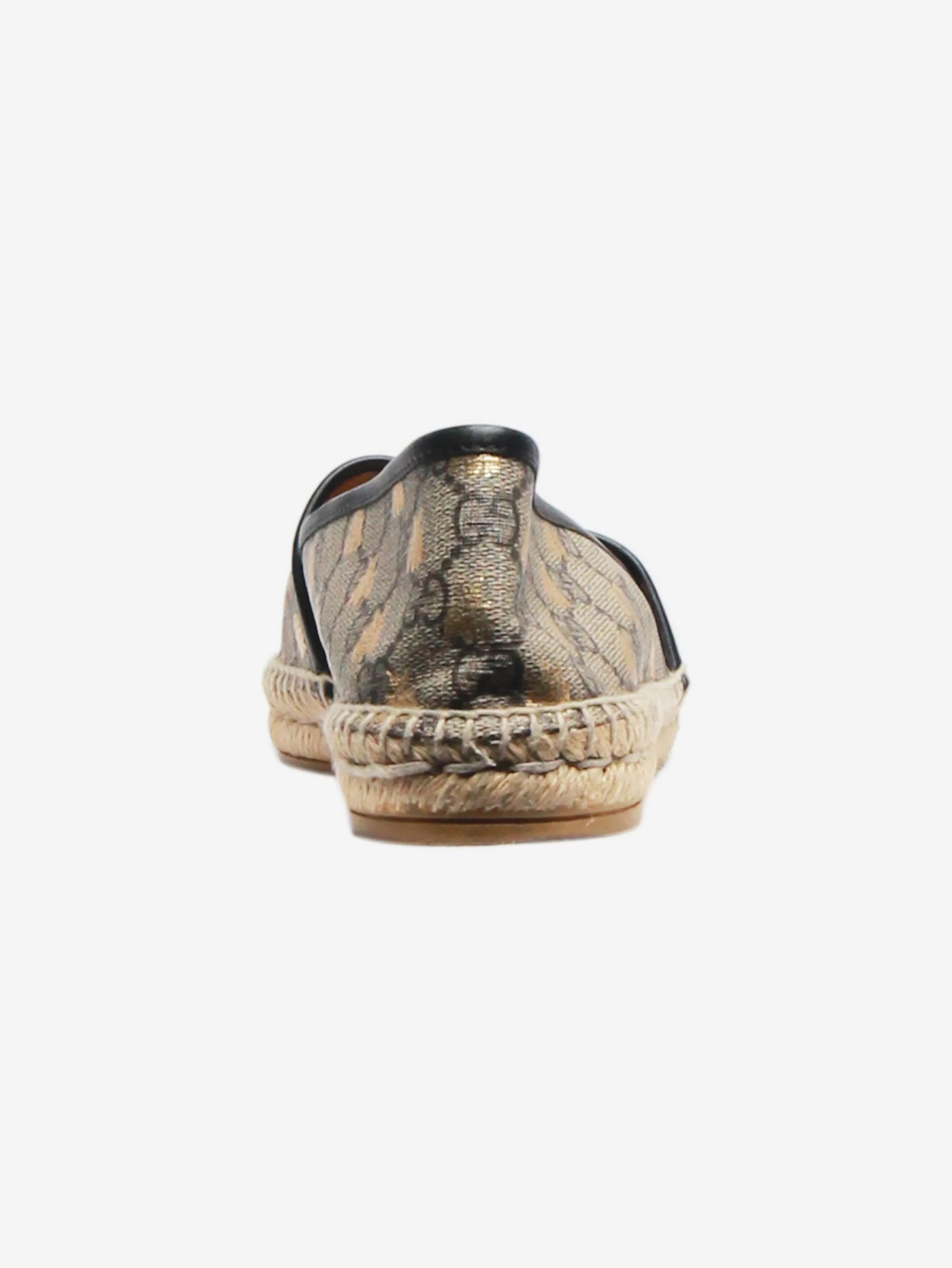 Brown monogram espadrilles - size EU 41.5