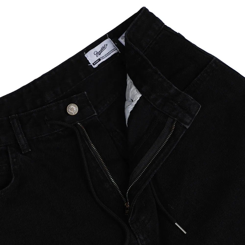 CARPENTER LOOSEFIT DENIM PANTS BLACK