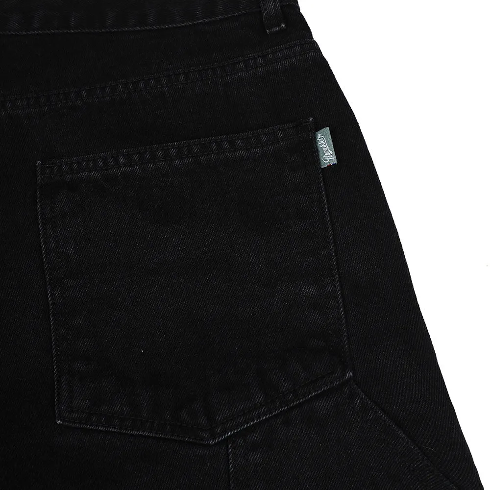 CARPENTER LOOSEFIT DENIM PANTS BLACK