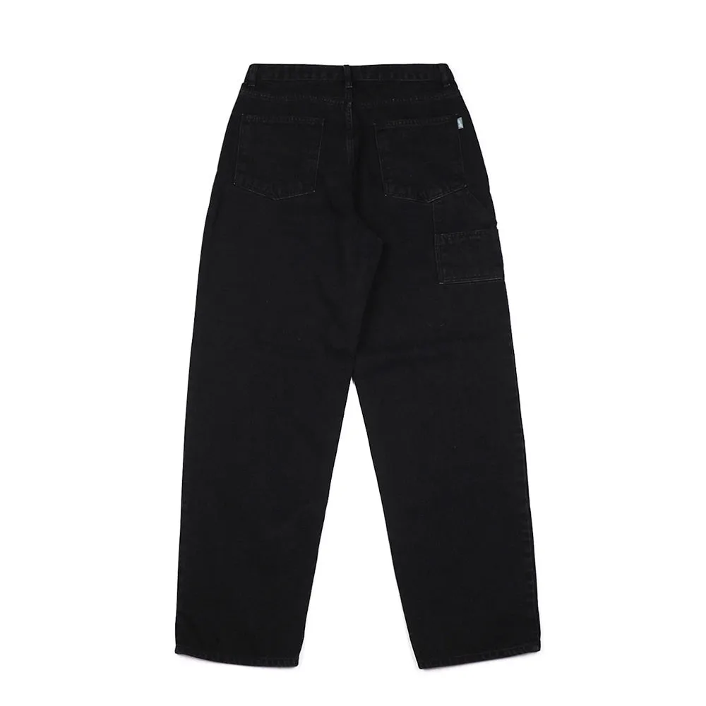 CARPENTER LOOSEFIT DENIM PANTS BLACK