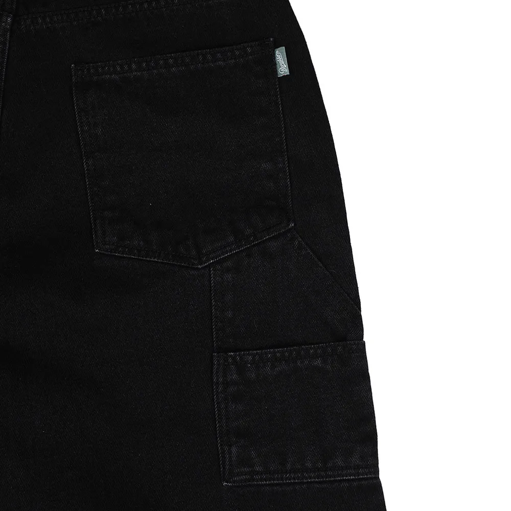 CARPENTER LOOSEFIT DENIM PANTS BLACK