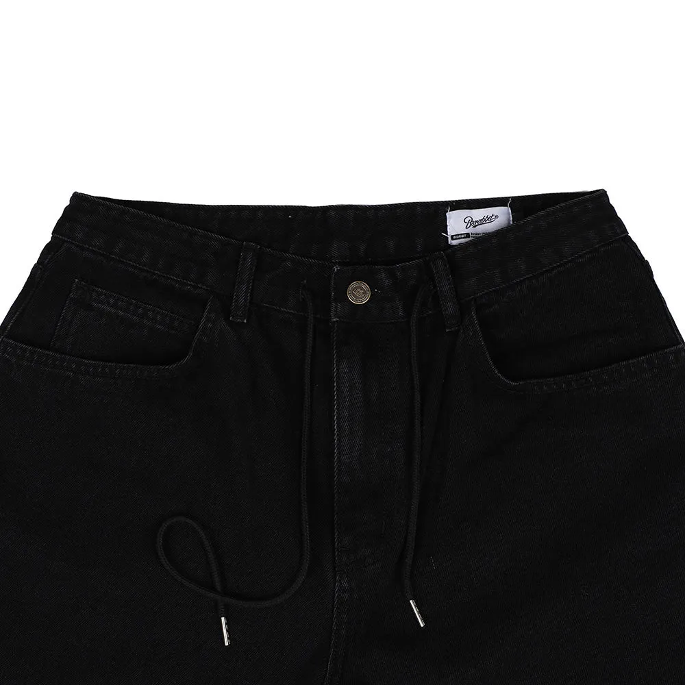 CARPENTER LOOSEFIT DENIM PANTS BLACK