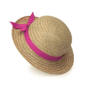 Egmont Toys Straw Hat with Fushia Ribbon