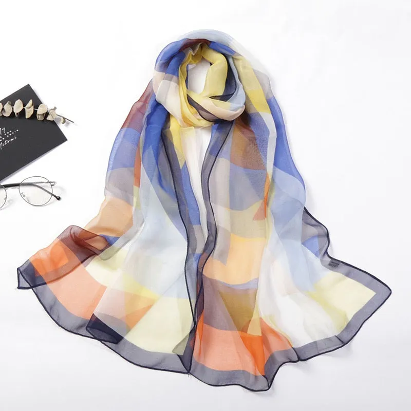 Elegant Chiffon Georgette Bandana Scarf