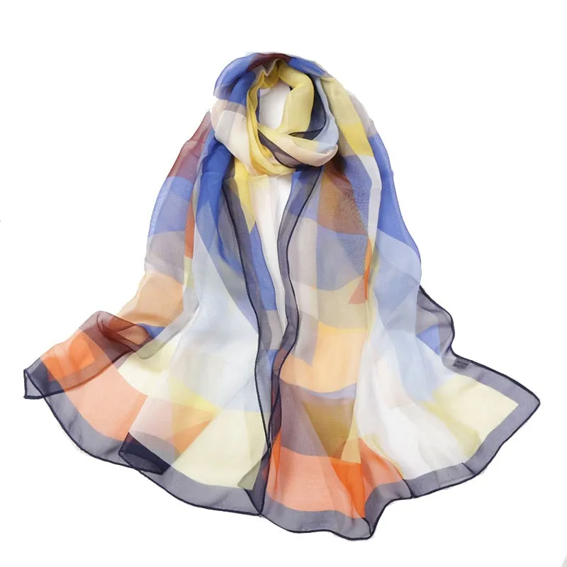 Elegant Chiffon Georgette Bandana Scarf