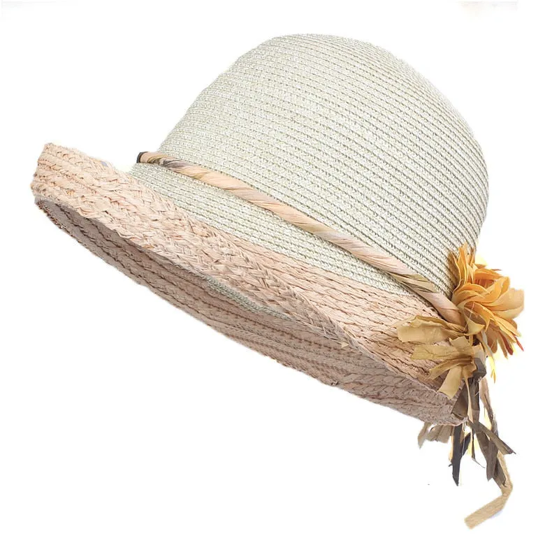 Good Quality Summer Hat Women Raffia Straw Cap