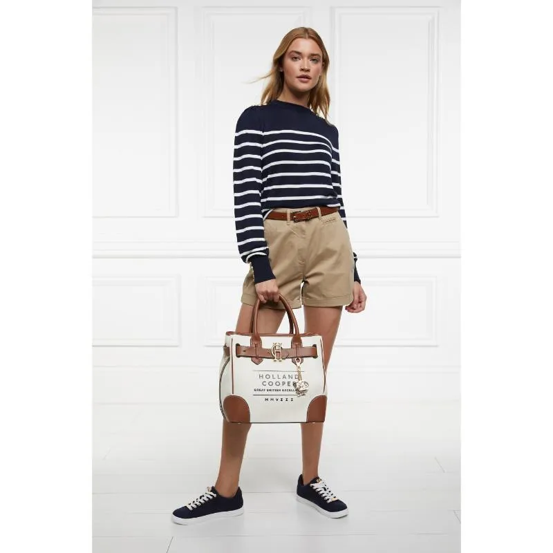 Holland Cooper Arnesby Chino Ladies Shorts - Stone