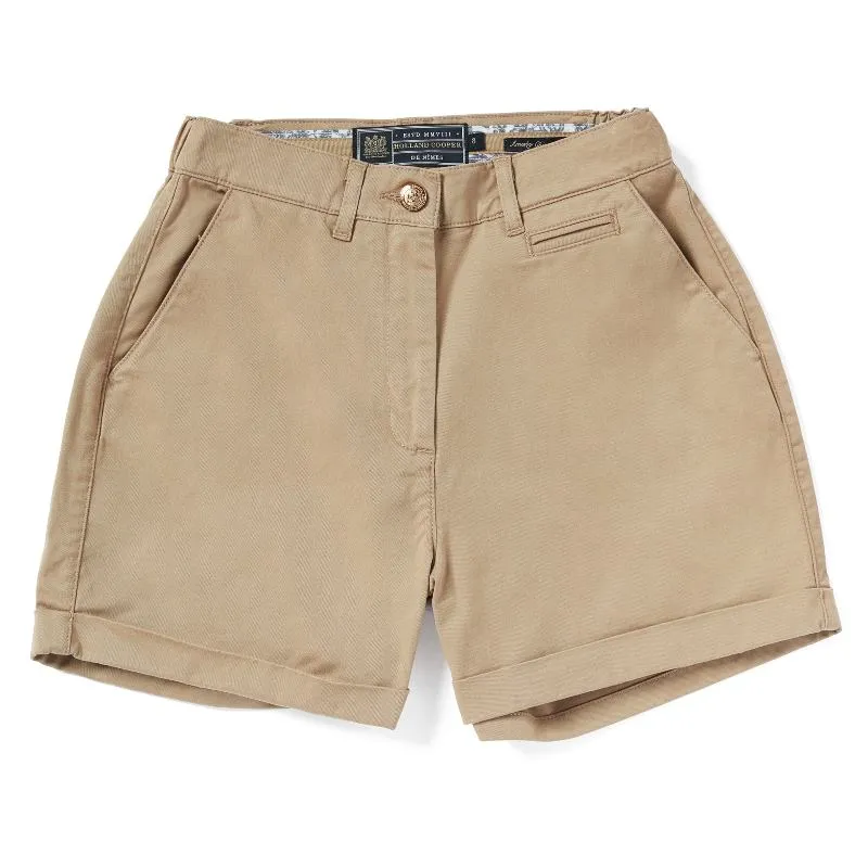 Holland Cooper Arnesby Chino Ladies Shorts - Stone