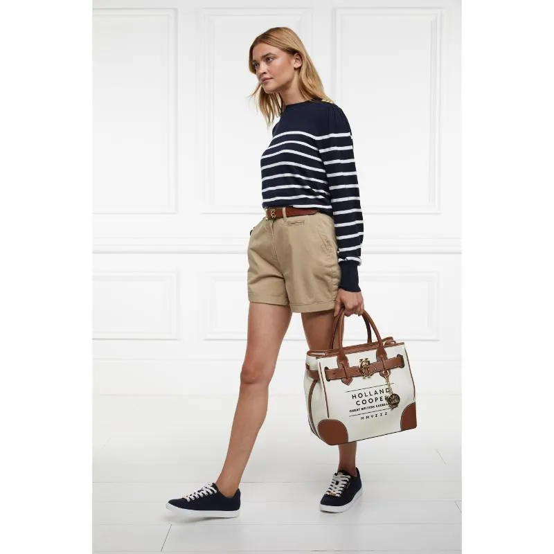 Holland Cooper Arnesby Chino Ladies Shorts - Stone