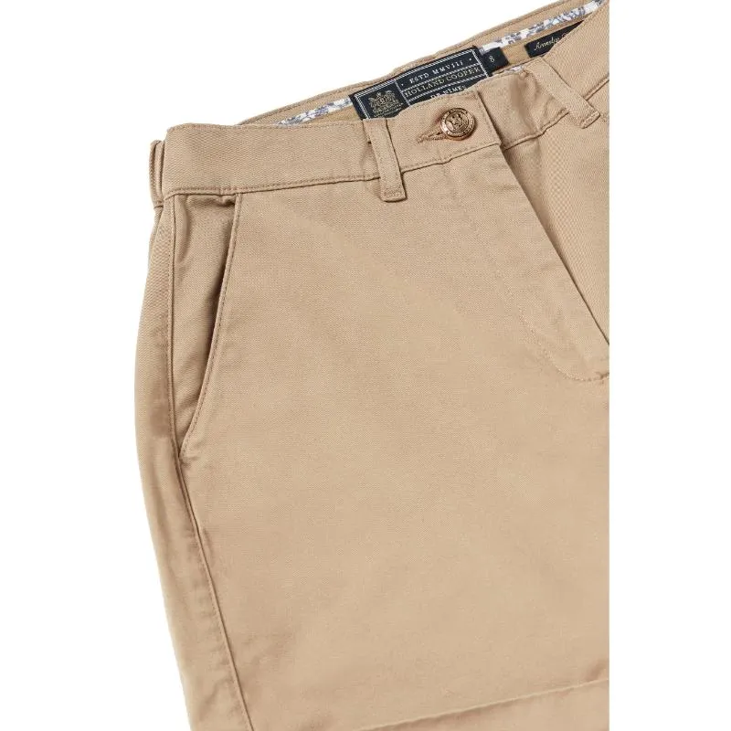 Holland Cooper Arnesby Chino Ladies Shorts - Stone