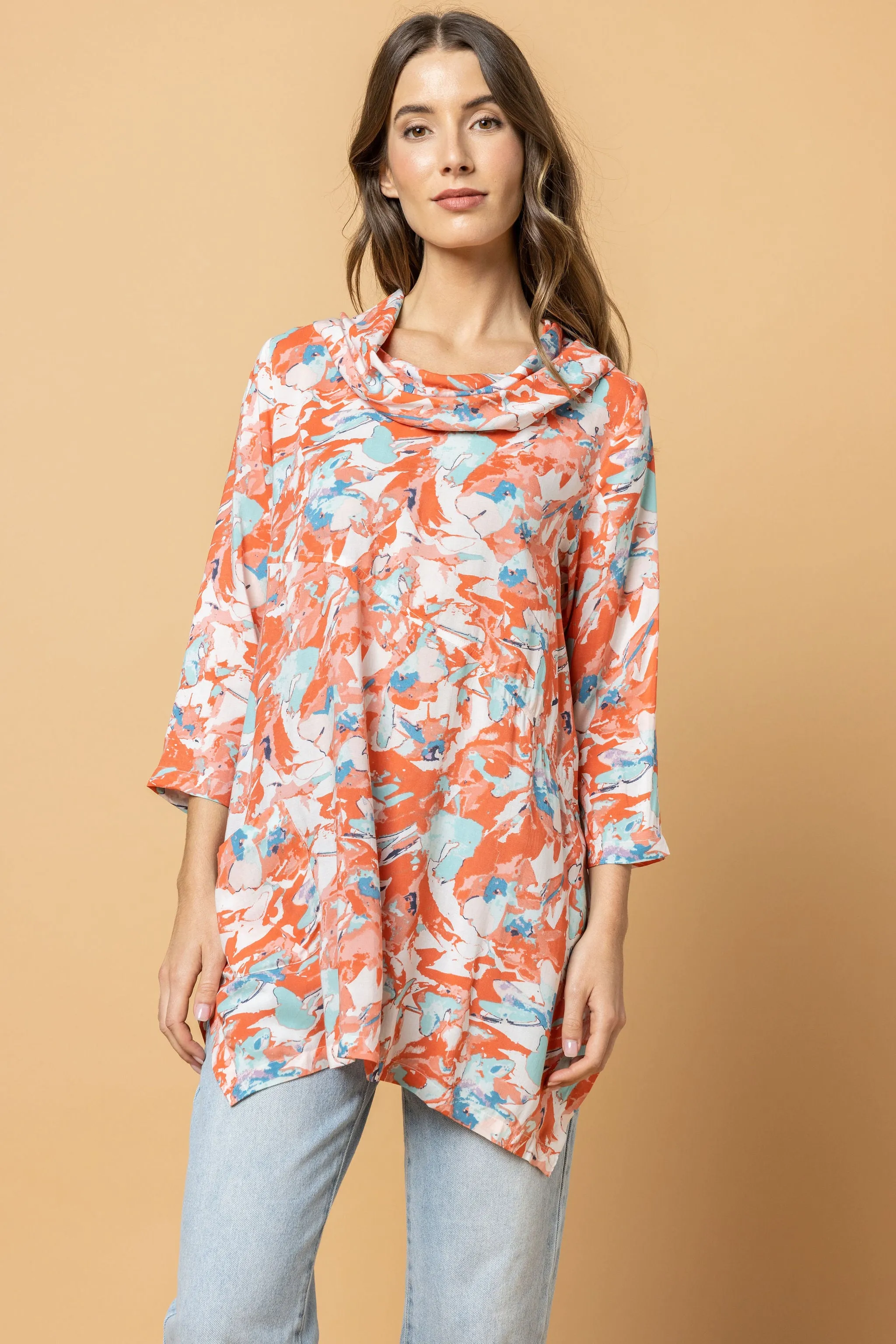 Jackson Cowl Bias Tunic