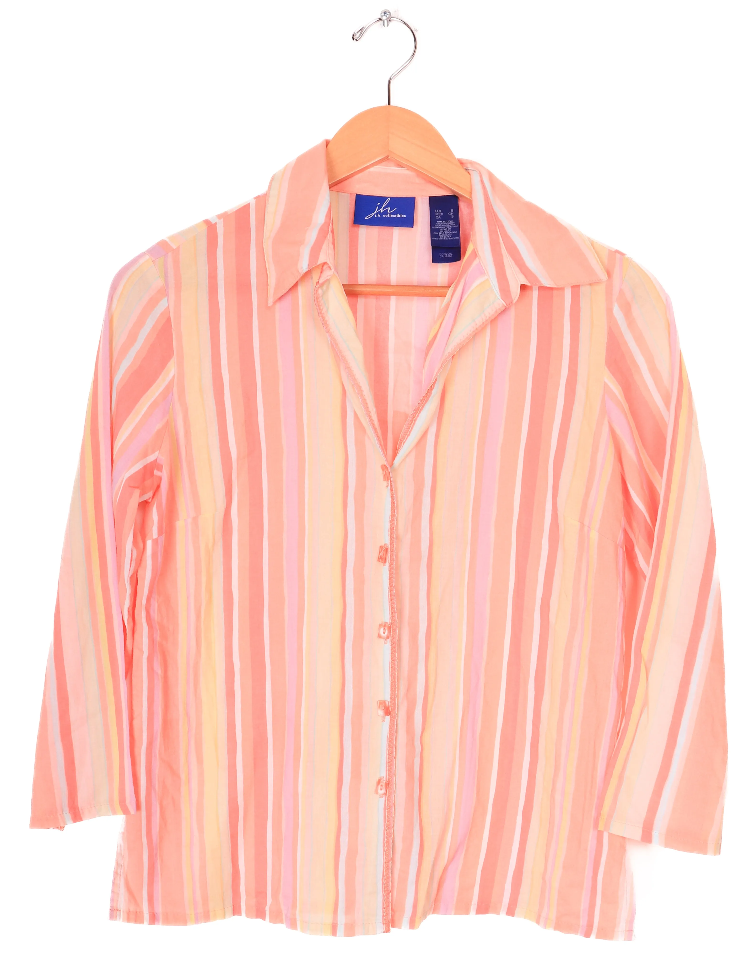 J.H. Collectibles Pastel Pinks Blouse