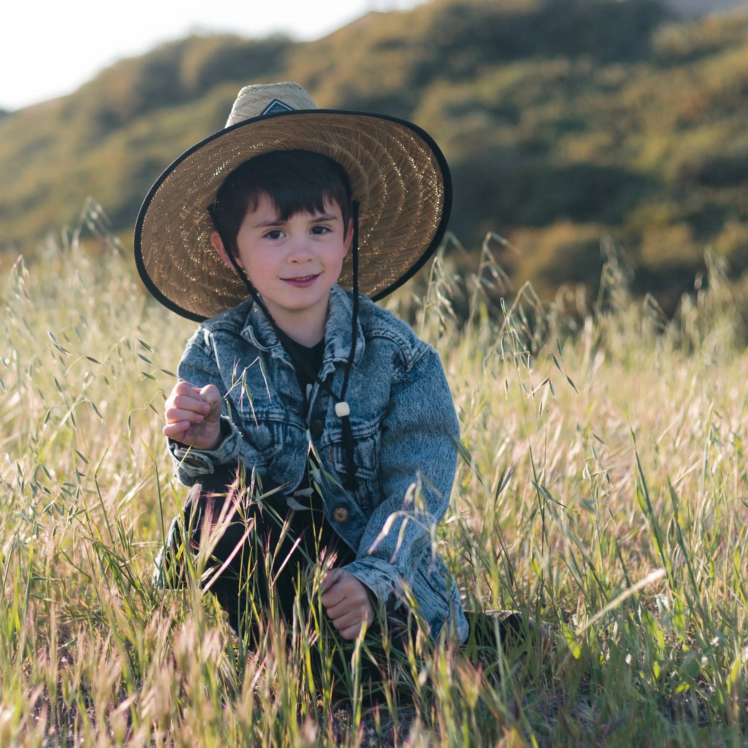 Kids Straw Lifeguard Hat - Maui