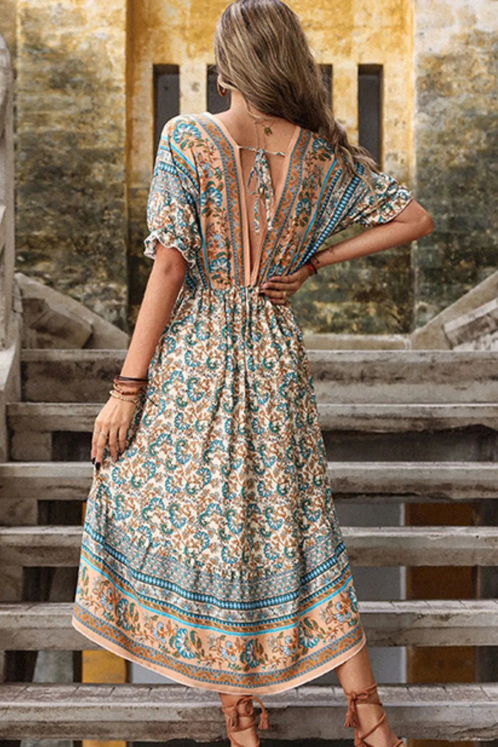 Light The Way Boho Midi Dresses