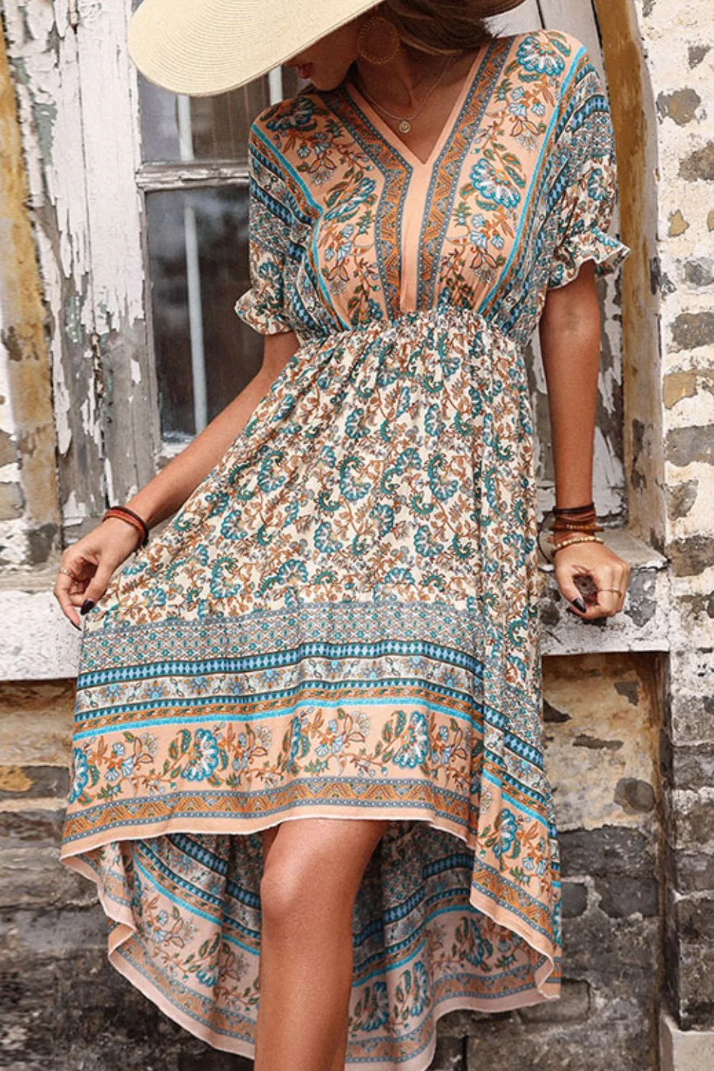 Light The Way Boho Midi Dresses