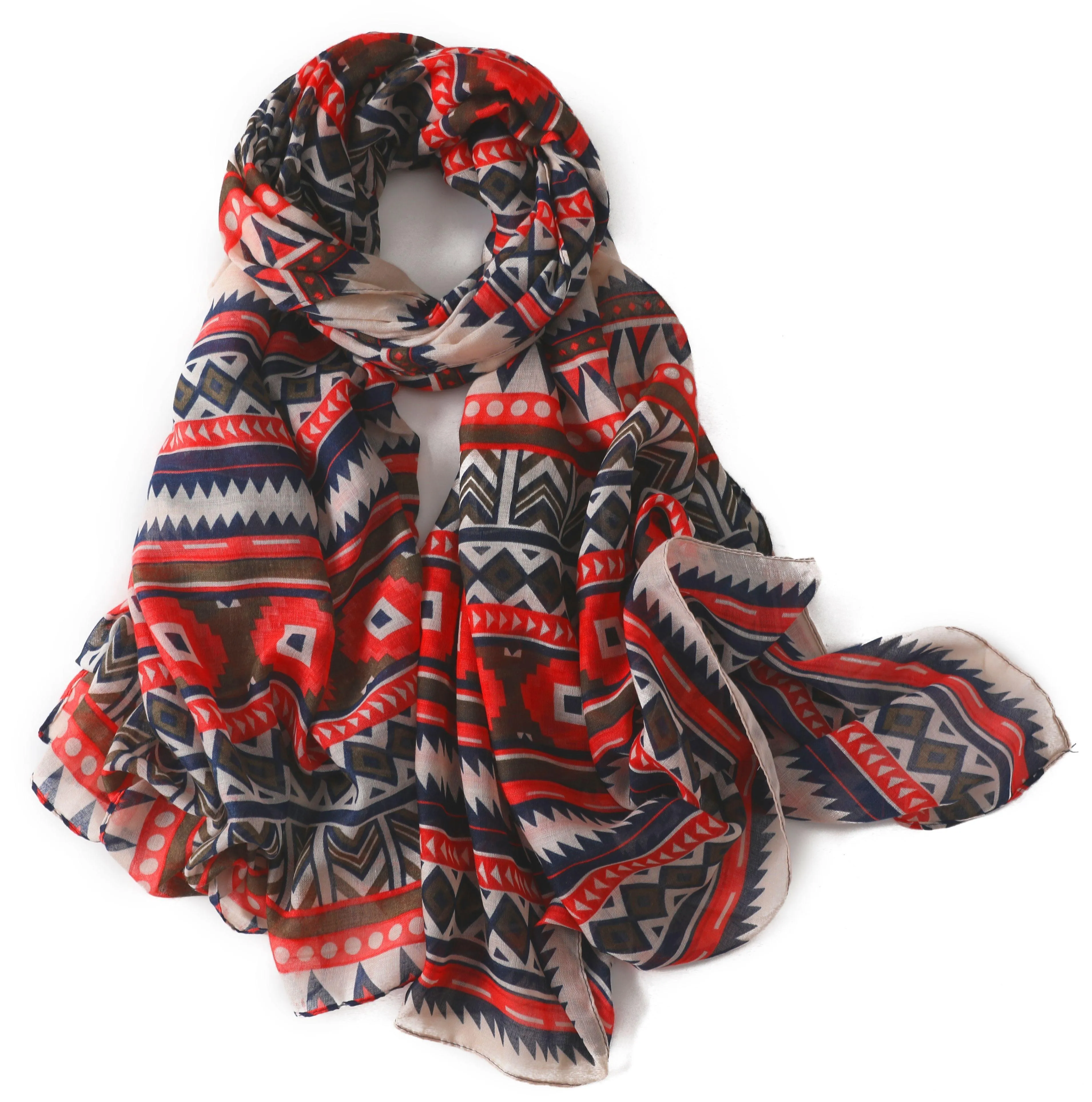 Lightweight Long Cotton Warm Scarves