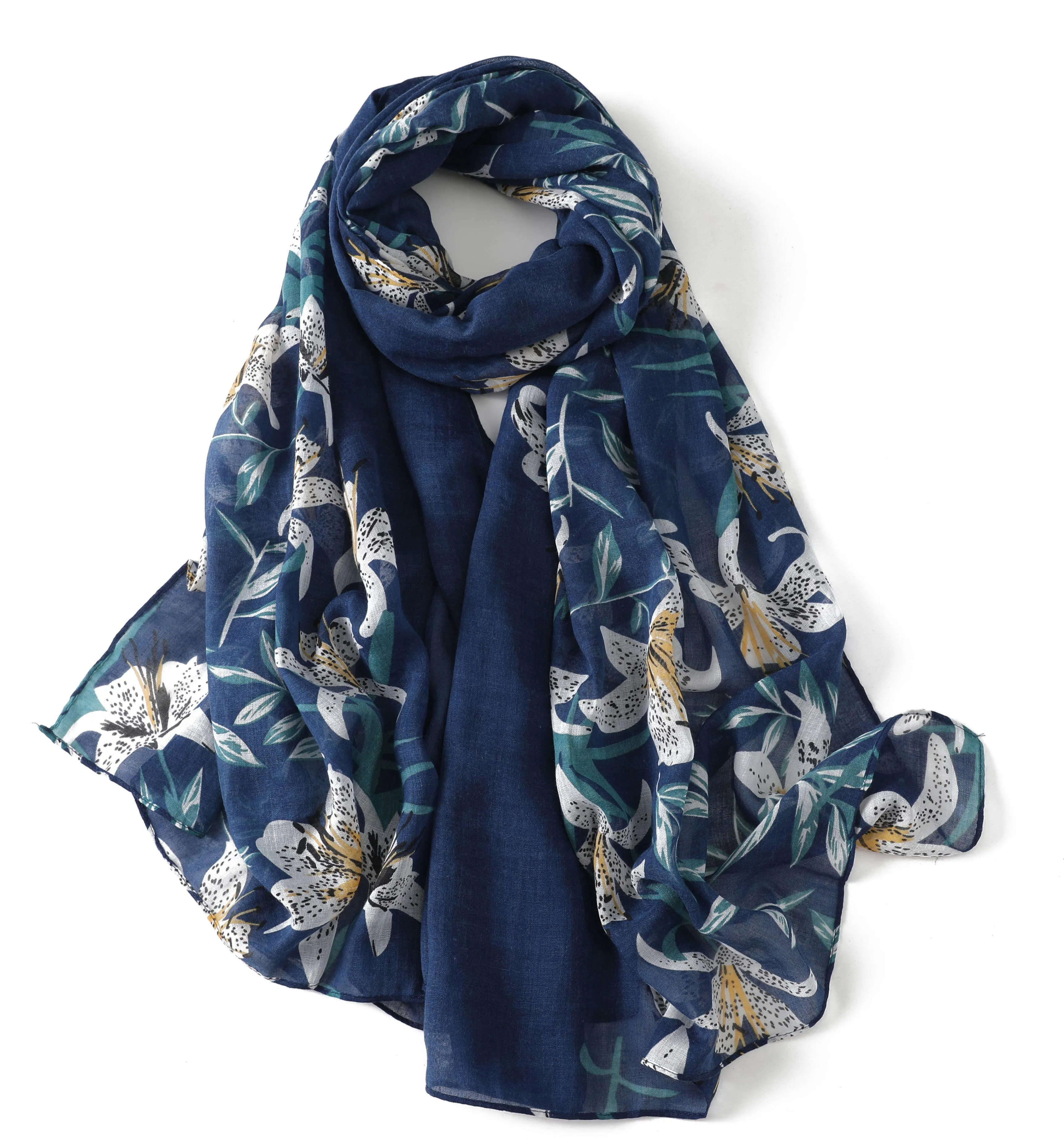 Lightweight Long Cotton Warm Scarves