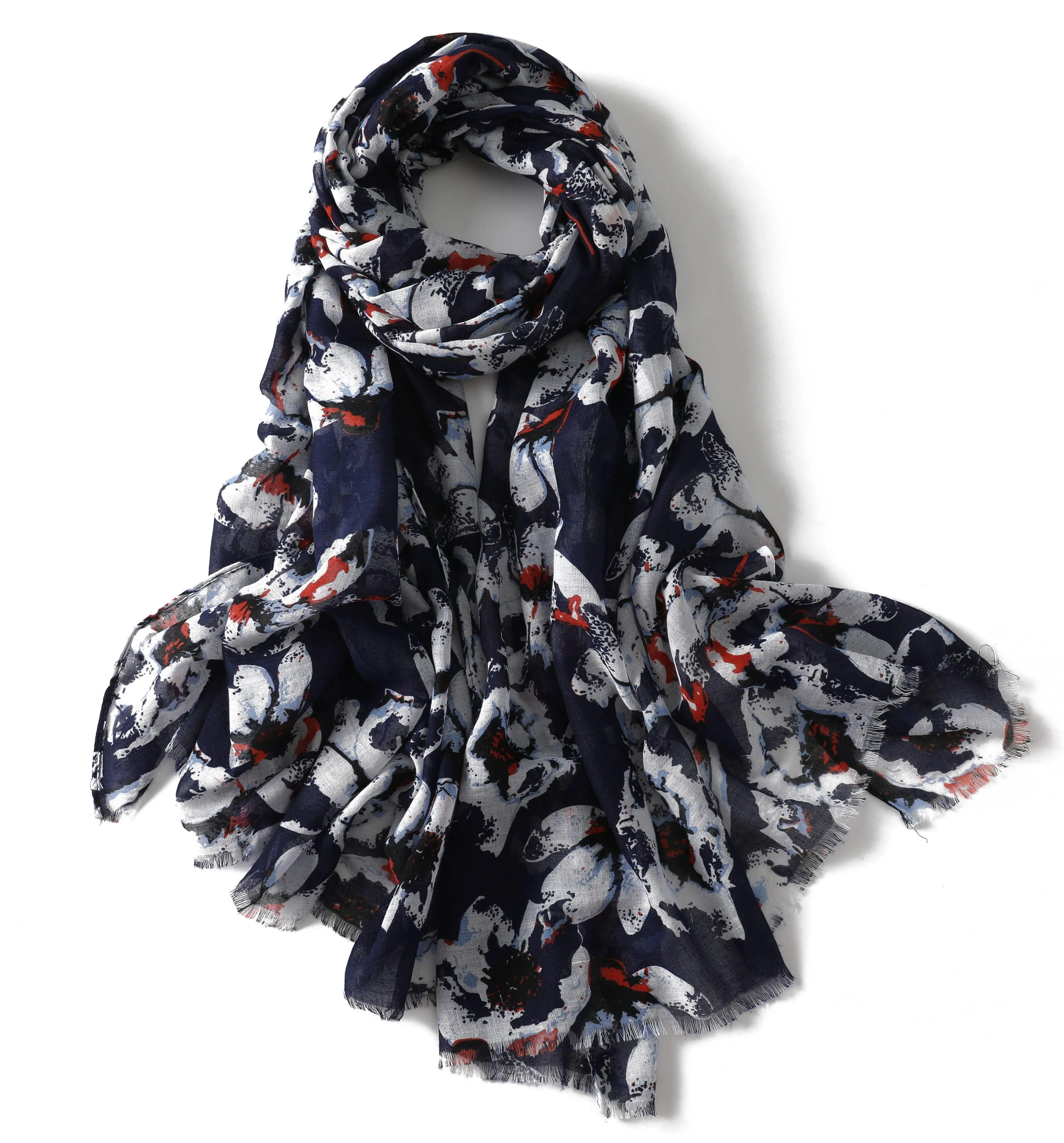 Lightweight Long Cotton Warm Scarves