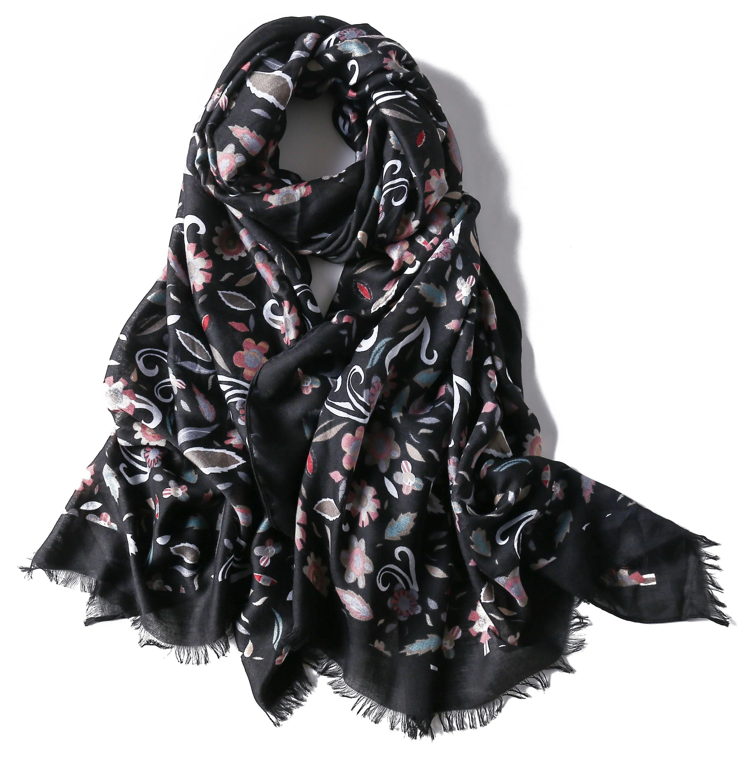 Lightweight Long Cotton Warm Scarves