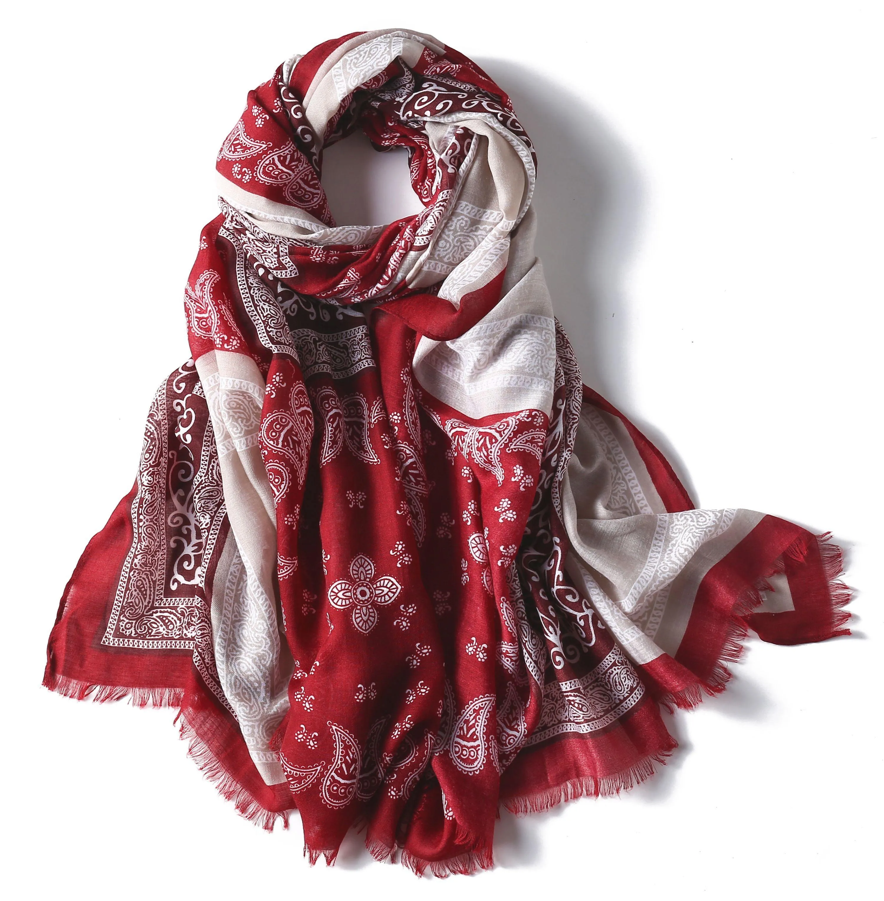 Lightweight Long Cotton Warm Scarves