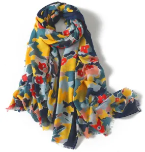 Lightweight Long Cotton Warm Scarves