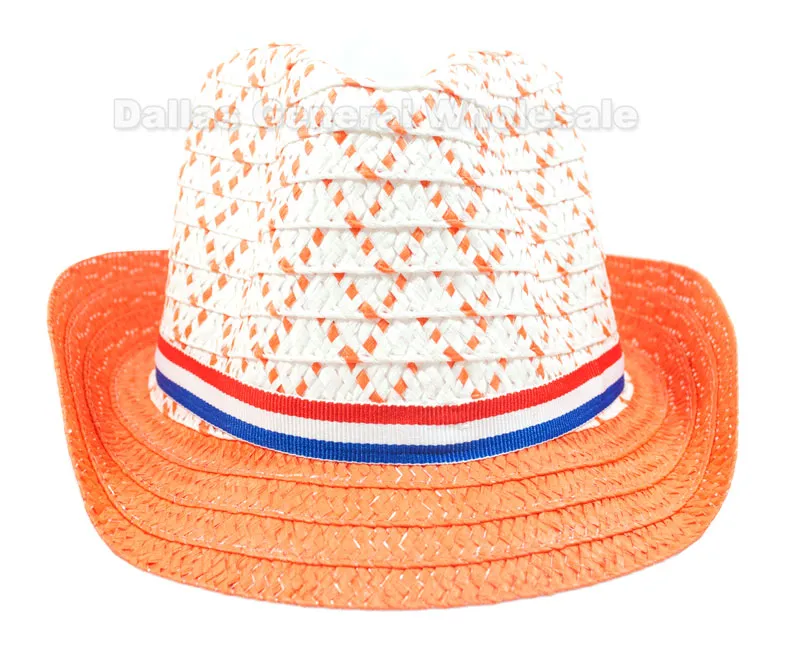 Little Kids Straw Dress Hats Wholesale