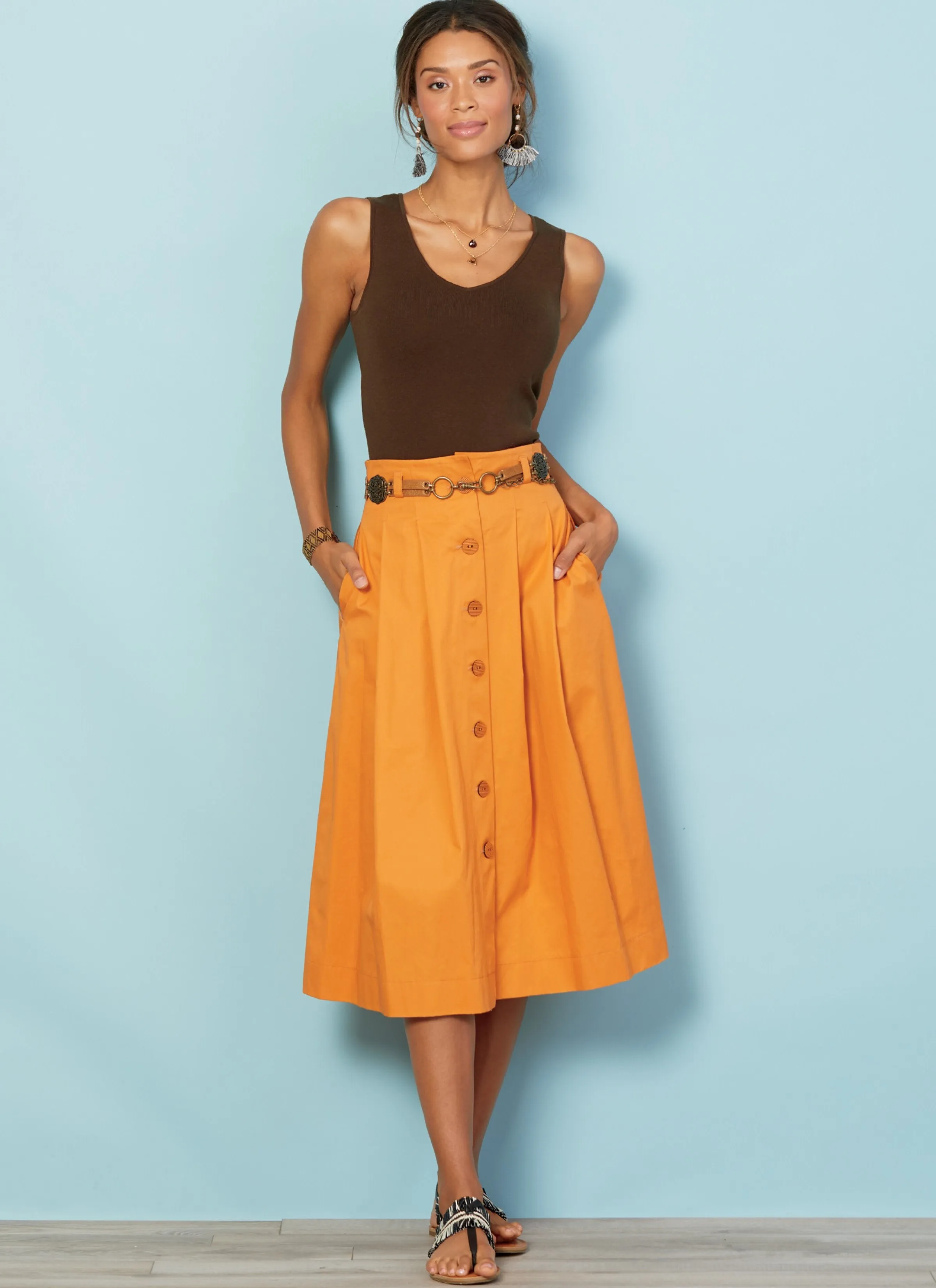 M7906 Misses' Skirts Sewing Pattern