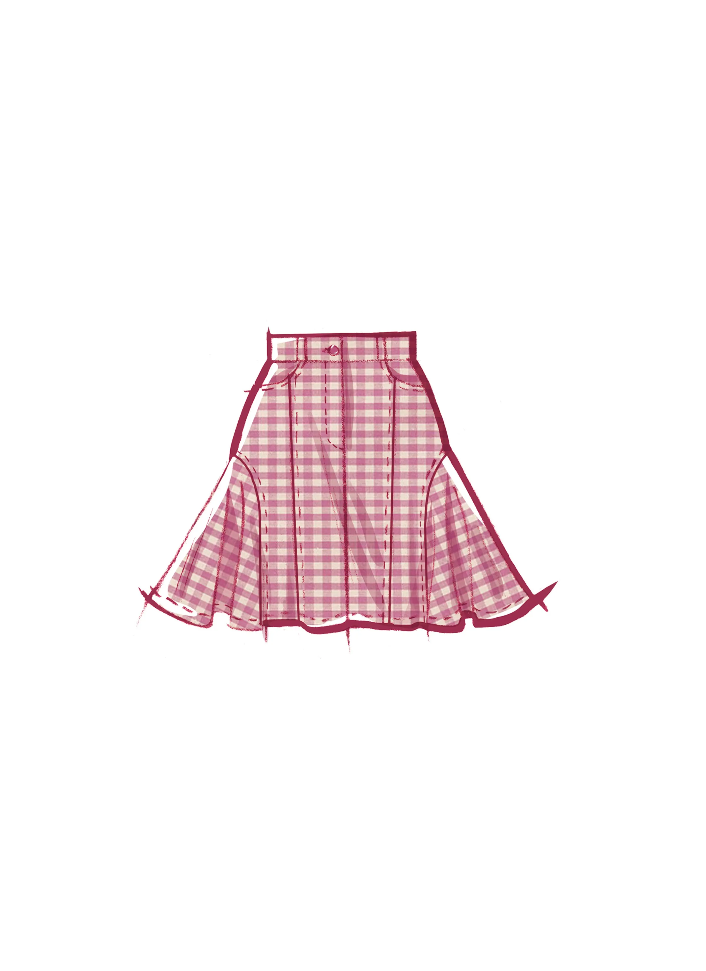 McCall's Sewing Pattern 8480 Misses' Skirt in Three Lengths