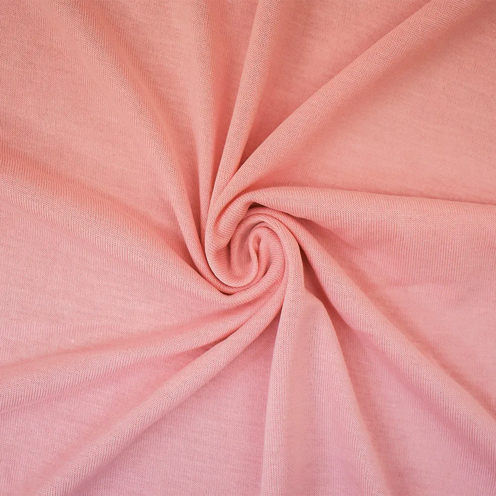 Pastel Pink Washed Modal Poly Stretch Spandex Jersey Knit Fabric