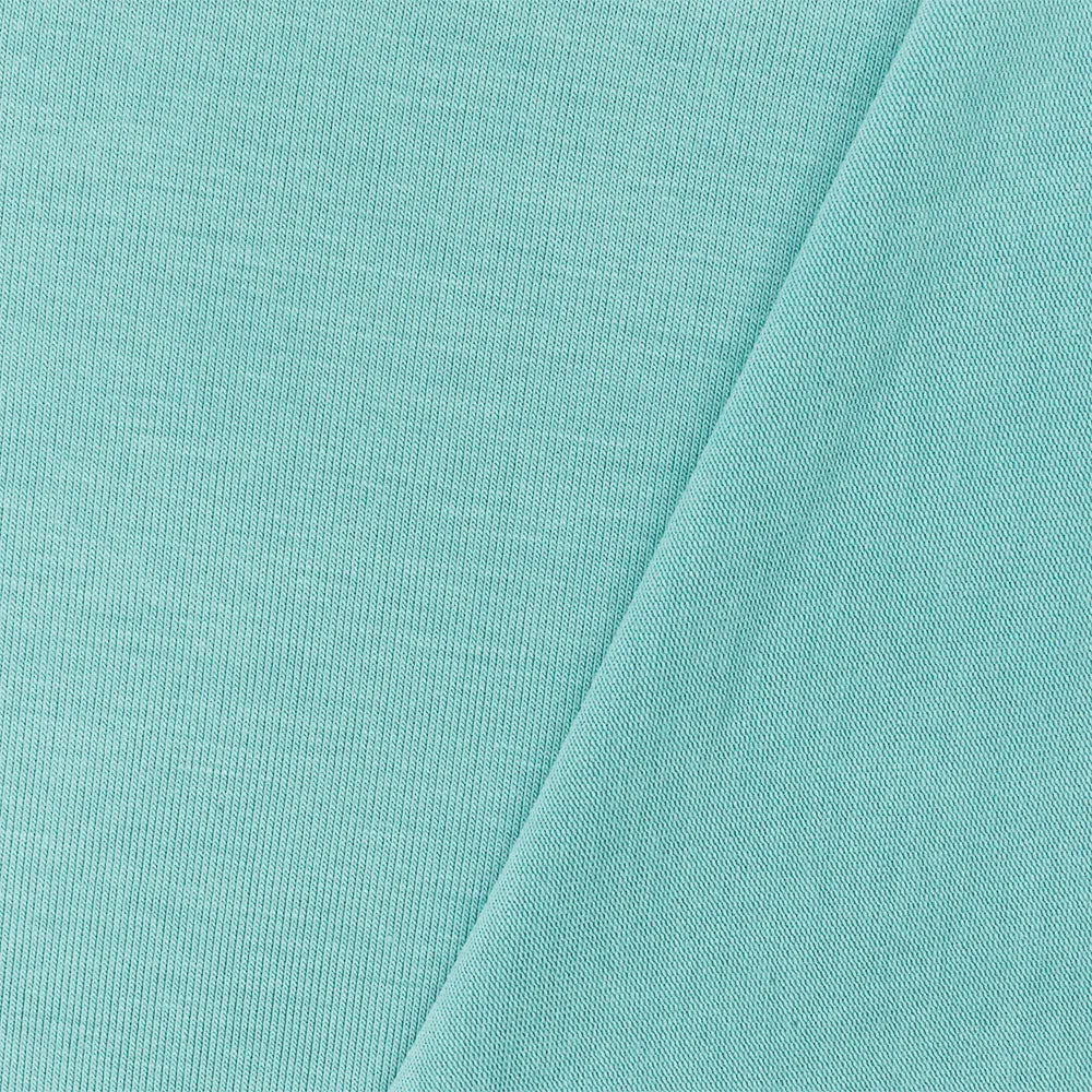 Pastel Teal Solid Stretch Rayon Spandex Jersey Knit Fabric