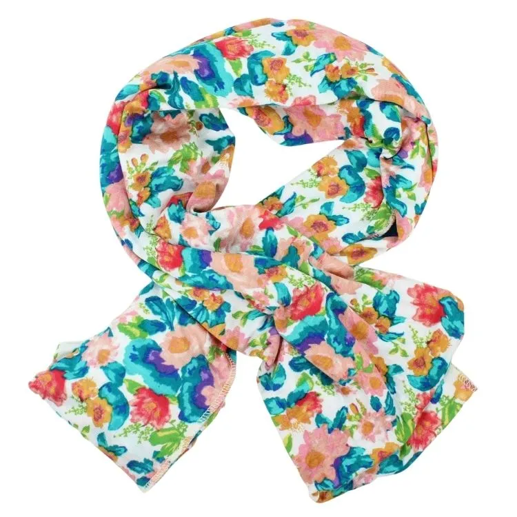 Patterned Jersey Oblong Scarf