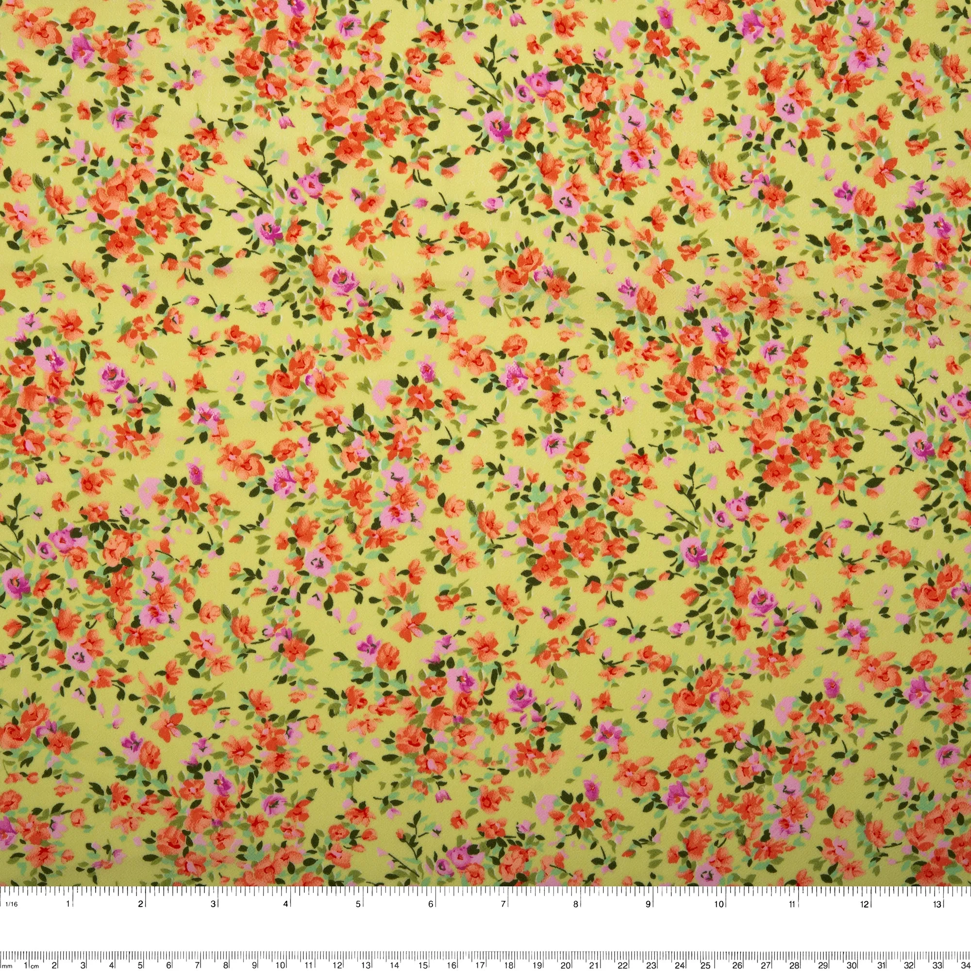 Printed Polyester - KOSHIBO - Poppy - Pastel green