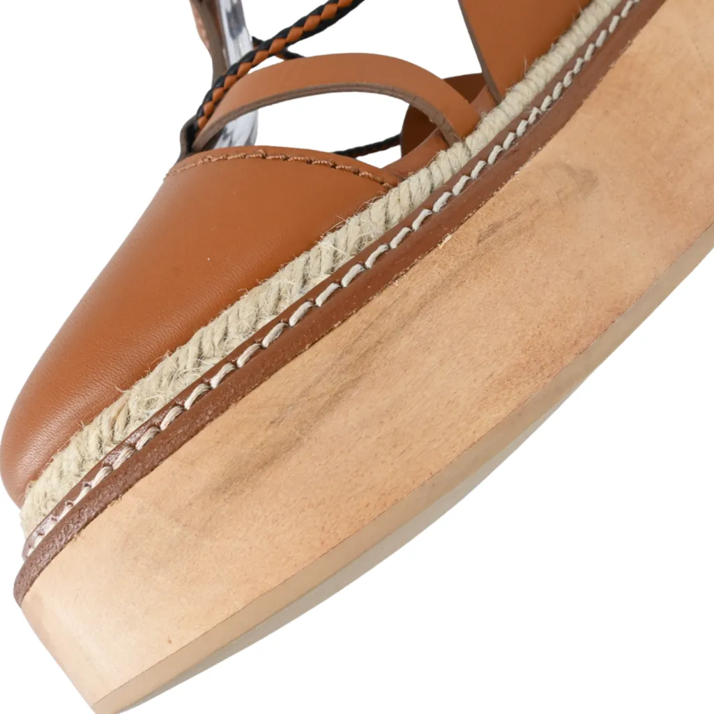 Salinas Wooden Platform Espadrilles