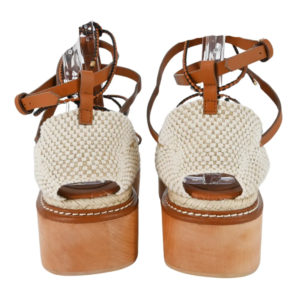 Salinas Wooden Platform Espadrilles